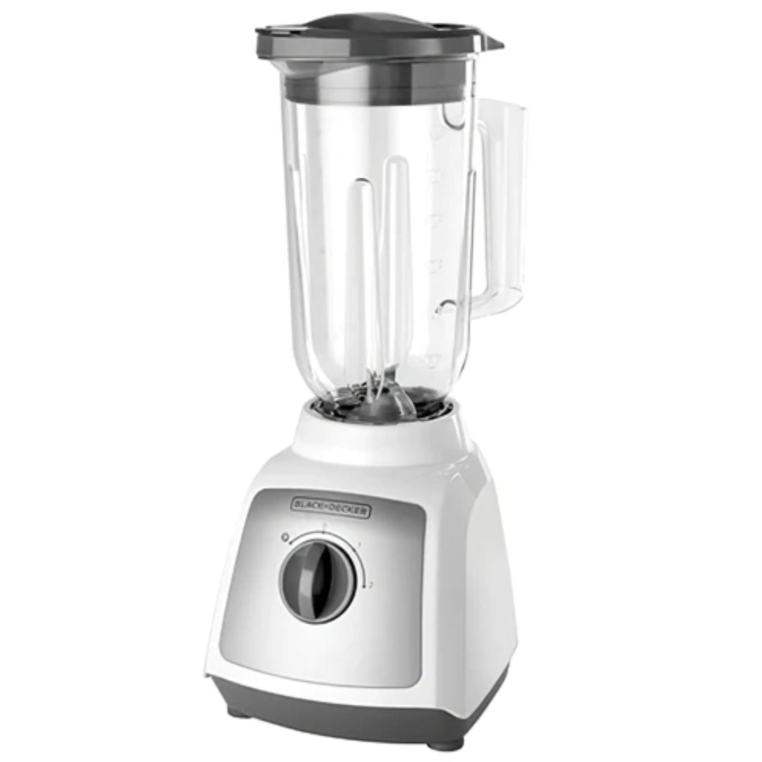 Licuadora Jarra Plástico 1.5L de 2 Velocidades 550 Watts Black and Decker BLBD202PW BLACK + DECKER