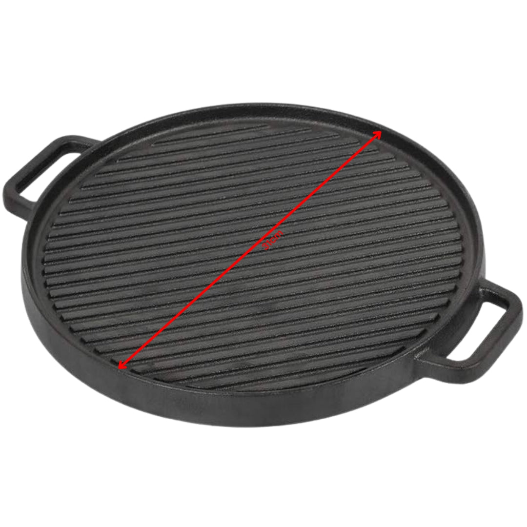 Parrilla Redondo de Hierro Fundido 31cm EP-DC31CM