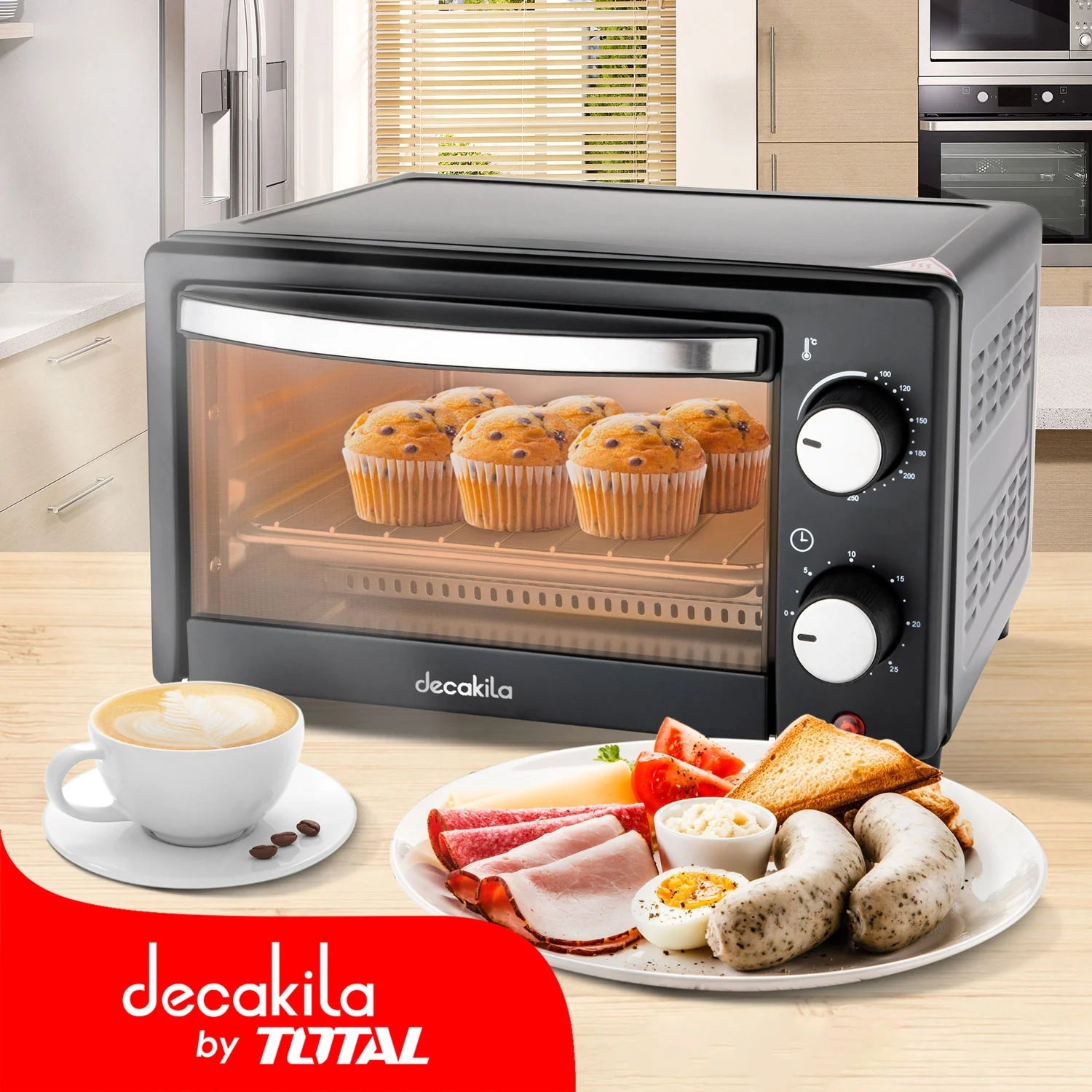 Horno Tostador de 10 Litros 650W 110V Decakila KUEV007B DECAKILA