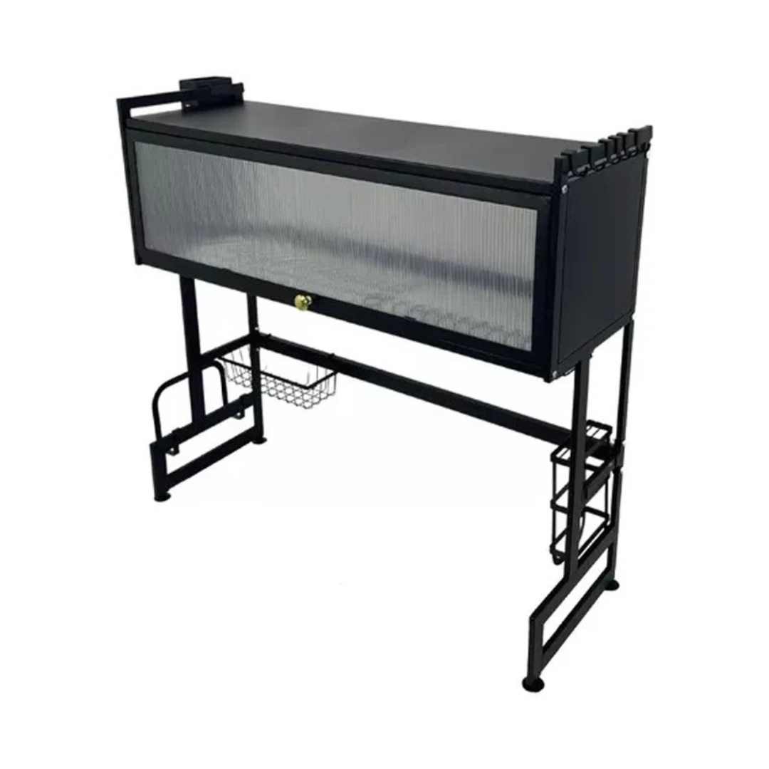 Escurridor con Gavetero Sobre Fregador Doble Tina 80x94cm HW-85000 Selecto
