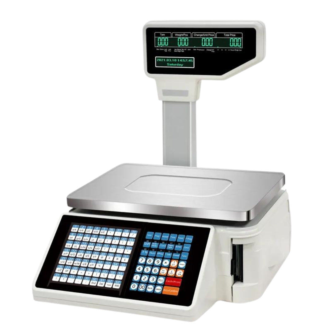Balanza Digital de 30kg con Impresión de Código de Barra Sin Wifi TM-A20B Báscula. Pesa. Selecto
