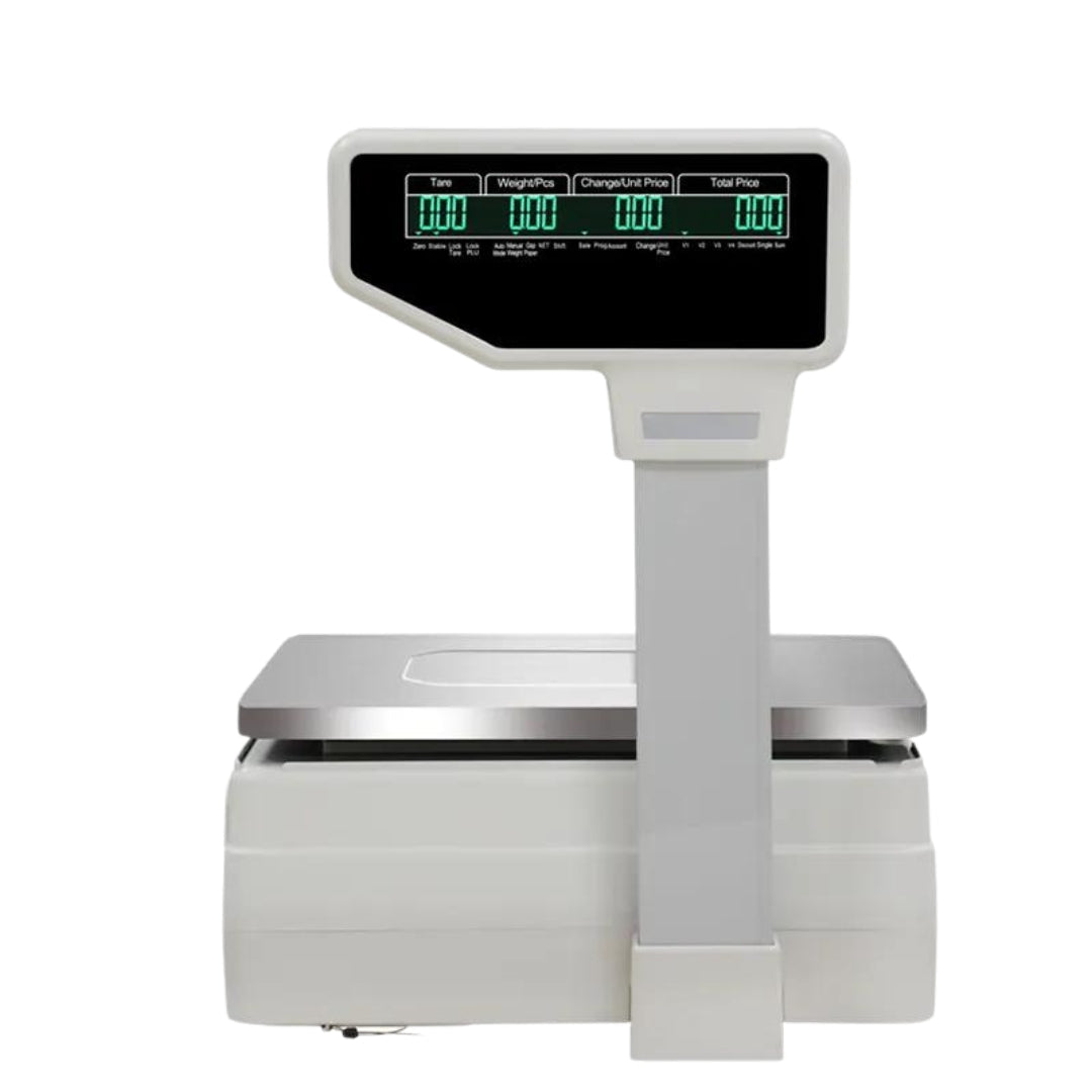 Balanza Digital de 30kg con Impresión de Código de Barra Sin Wifi TM-A20B Báscula. Pesa. Selecto
