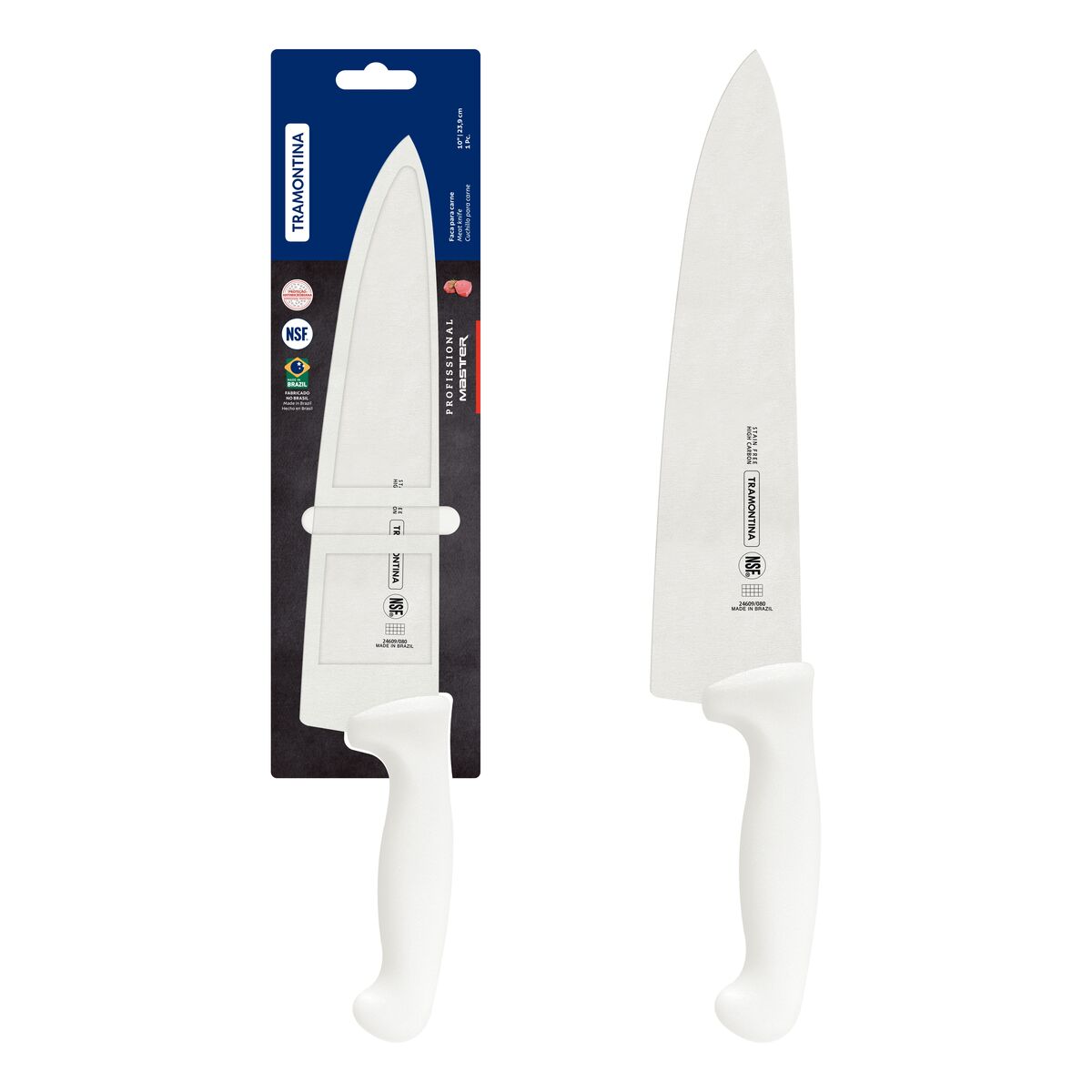 Cuchillo para Carne Acero Inoxidable 10" Profesional Tramontina 24609/180 TRAMONTINA