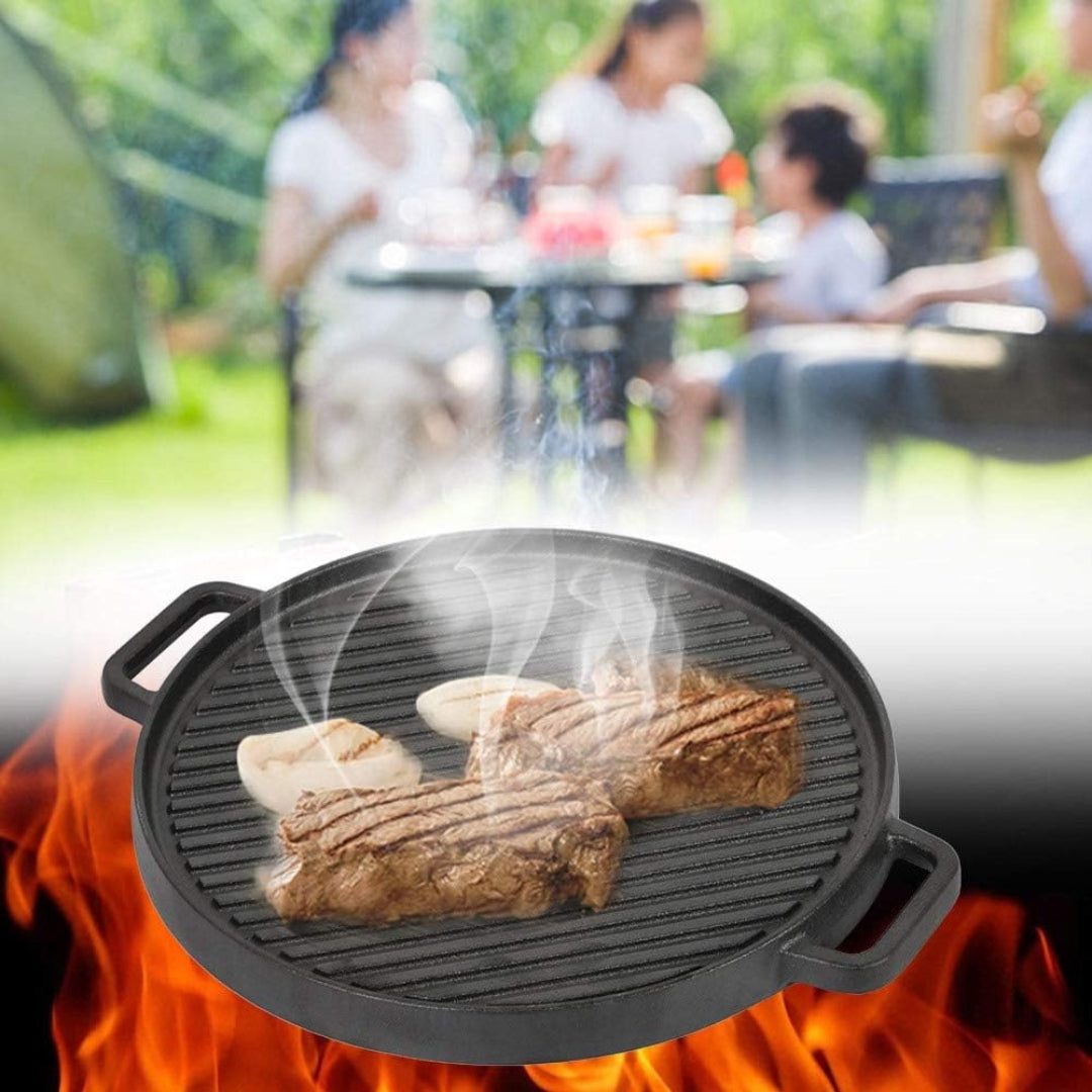 Parrilla Redondo de Hierro Fundido 31cm EP-DC31CM