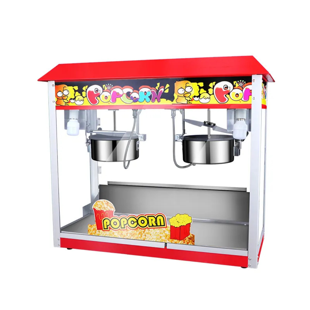 Maquina de Popcorn 6oz Doble Eléctrica 110V/60Hz HW-6*2 Millo. Palomita. Selecto