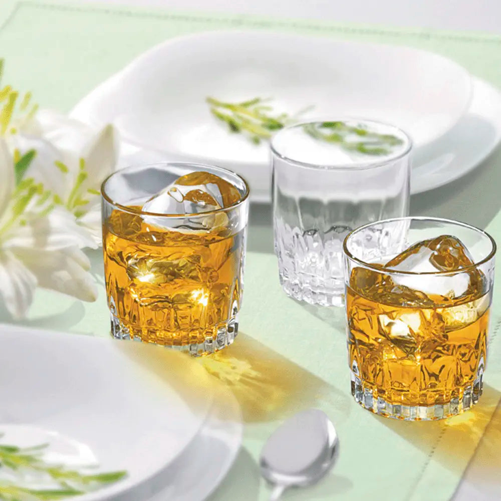 Set de 6 Vasos de Vidrio Vegas Rock 290ml/9oz Nadir 25520200011807