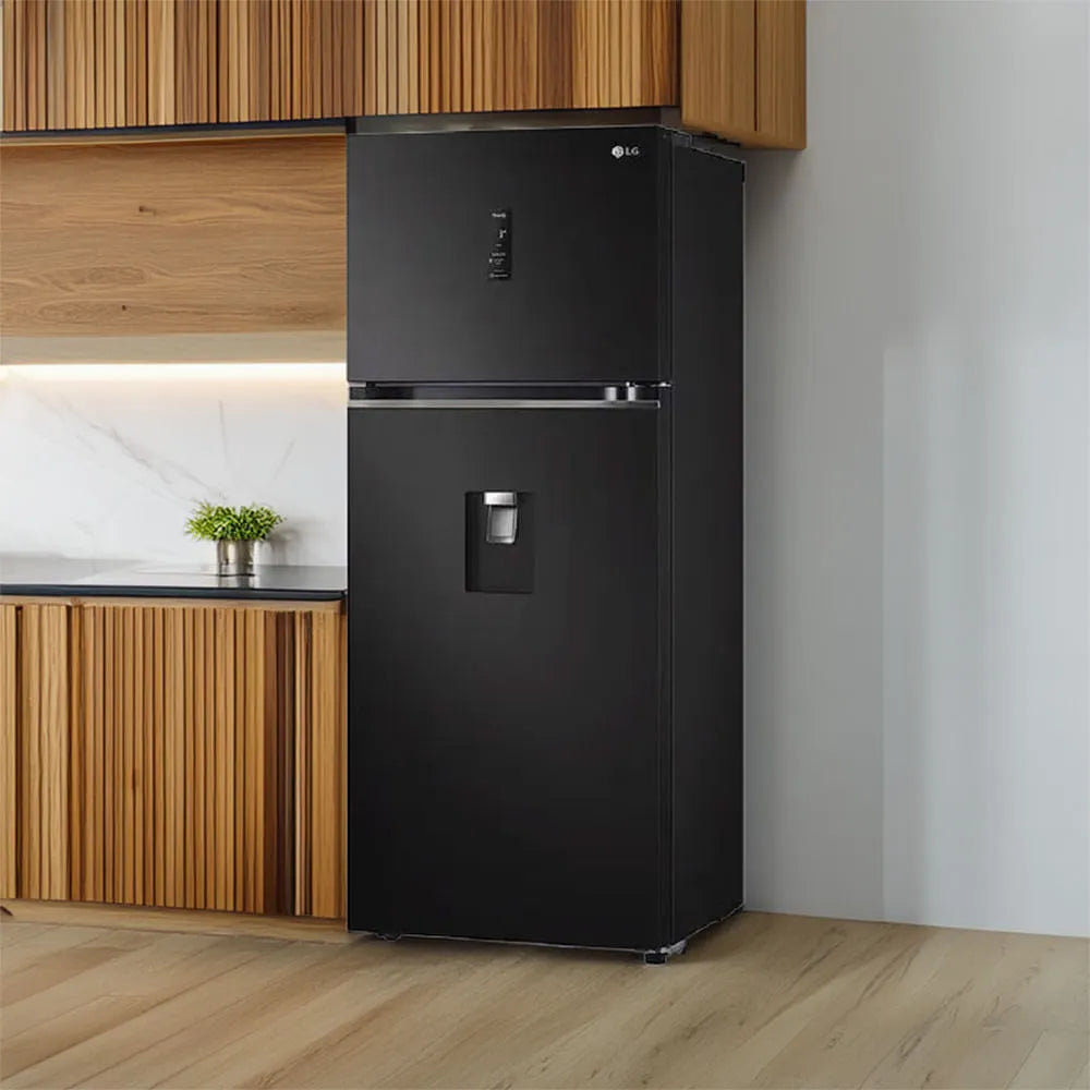 Refrigeradora LG Top Mount Freezer 14p3 Smart Inverter con ThinQ con Dispensador de Agua – VT40APD Nevera.