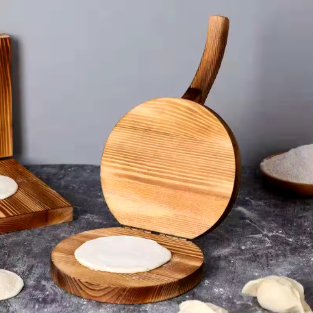 Pataconera Plana de Madera 11.5cm PT-005 Tostones. Selecto