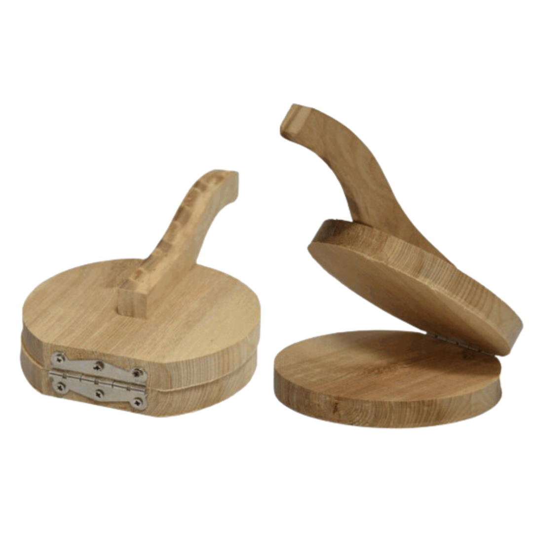 Pataconera Plana de Madera 11.5cm PT-005 Tostones. Selecto