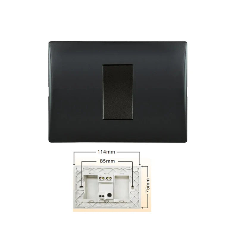 Interruptor Sencillo 10 Amperios-125Volt 60Hz Color Negro ELT0390