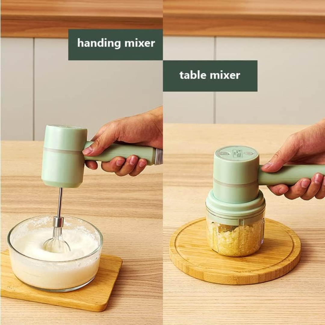 Batidora de Mano & Procesador de Alimento Eléctrica 2en1 LT-9851 LOTUS