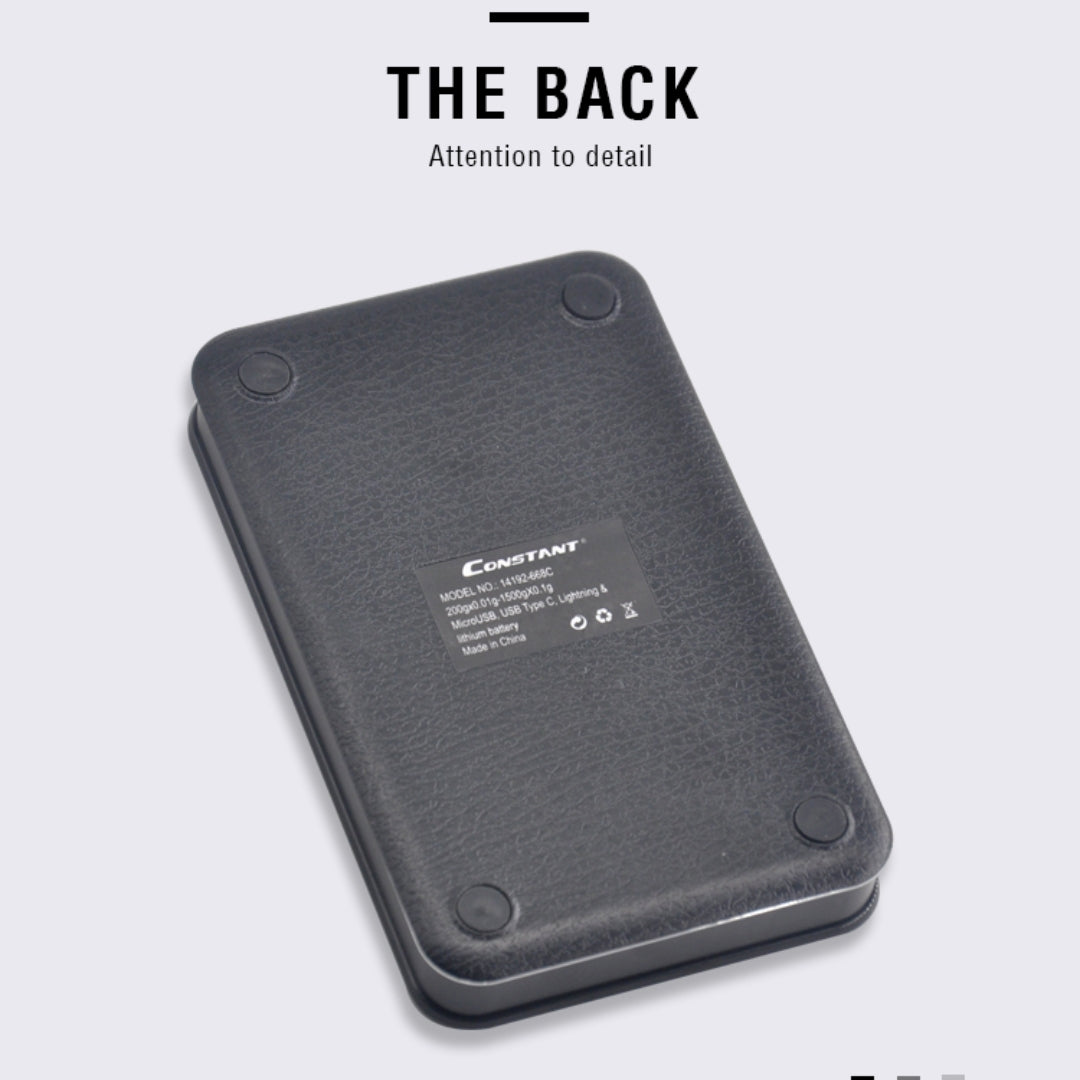 Balanza Digital de Bolsillo para Joyería 200g Constant 14192-668C Báscula. Pesa.