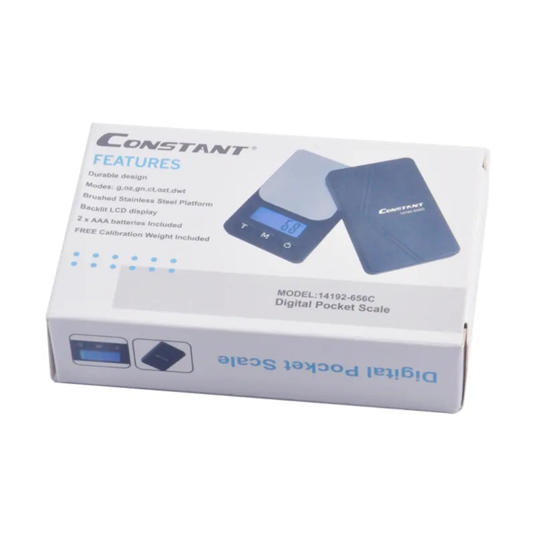 Balanza Digital de Bolsillo para Joyería 200g Constant 14192-656C Báscula. Pesa.