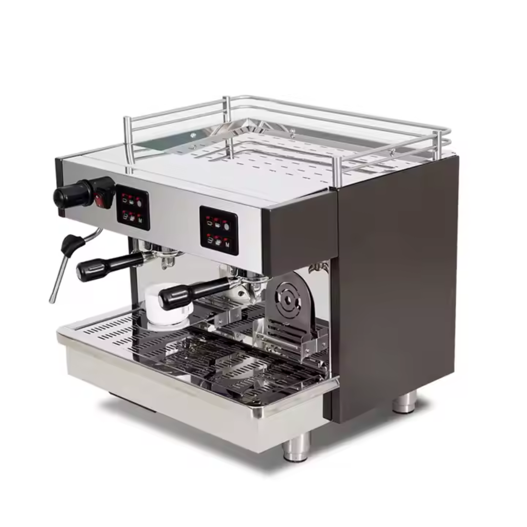 Máquina de Café Espresso Industrial Semi Automático Doble 9L 220V/60Hz 560*570*545mm FKT-9.2H Cafetera industrial. Expresso