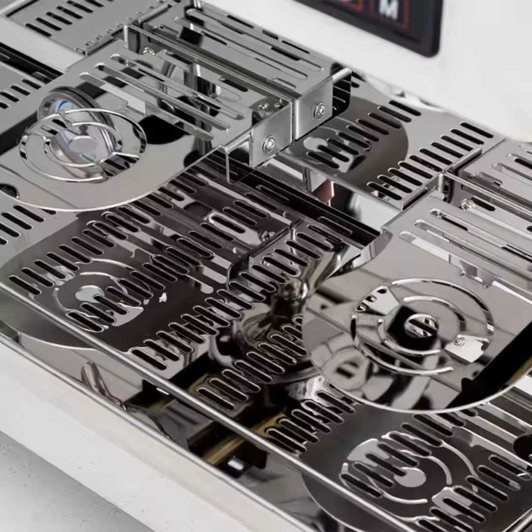 Máquina de Café Espresso Industrial Semi Automático Doble 9L 220V/60Hz 560*570*545mm FKT-9.2H Cafetera industrial. Expresso