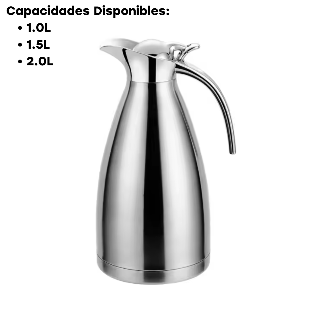Jarra Térmica de Acero Inoxidable 3 Capacidades Disponibles