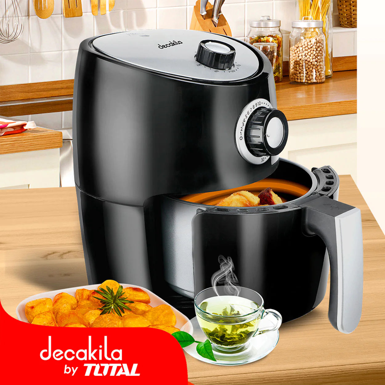 Freidora de Aire Eléctrica 2.2 Litros Decakila KUEC034B