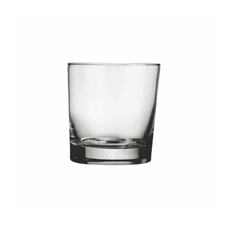 Vaso de Vidrio Nadir 330ml | Vaso Multiuso Transparente para Agua, Jugos y Refrescos, Whisky 75220200498742