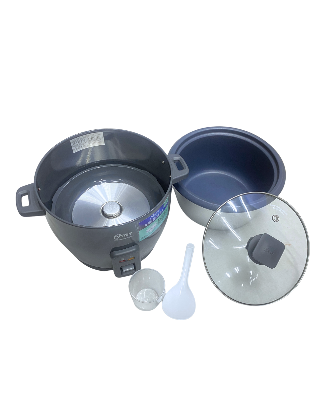 Arrocera Eléctrica de 10 Tazas Antiadherente DiamondForce Oster CKSTRCB10DFS