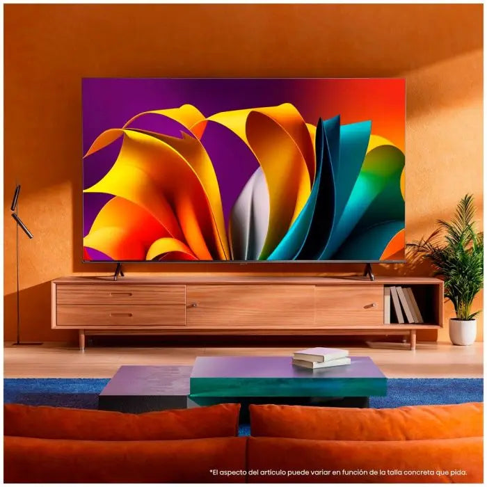 Televisor 55" LED Smart TV UHD 4K VIDAA Serie A6N Hisense 55A6NV Televisión. HISENSE