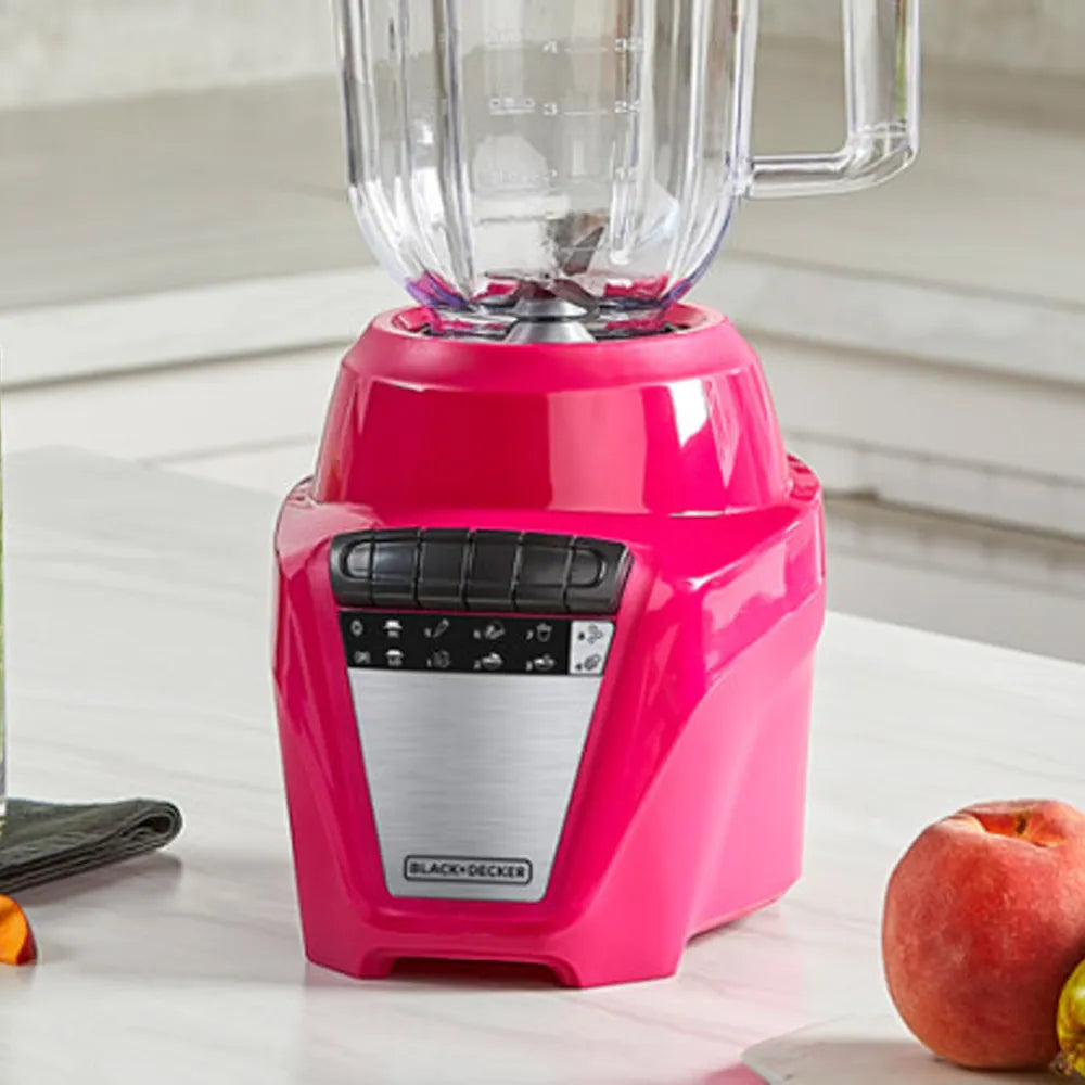 Licuadora Jarra Plástica 1.65LT 700W 8 Velocidades Magenta Black and Decker BL0877-1PDLA BLACK + DECKER