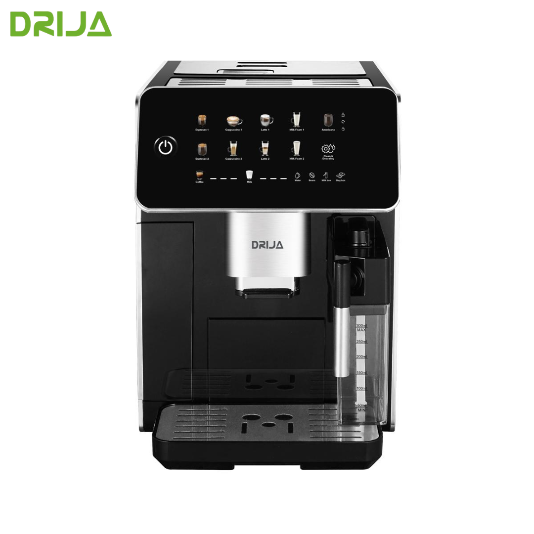 Cafetera Automática 12 Tazas Pantalla Digital 9 Funciones 1.5L AFOGATTO 12T-B Drija Espresso. Expresso. Americano. Capuccino. Moka. DRIJA