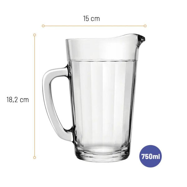 Jarra de Vidrio Americano 750ml/25.5oz Nadir 54010201554697 Nadir