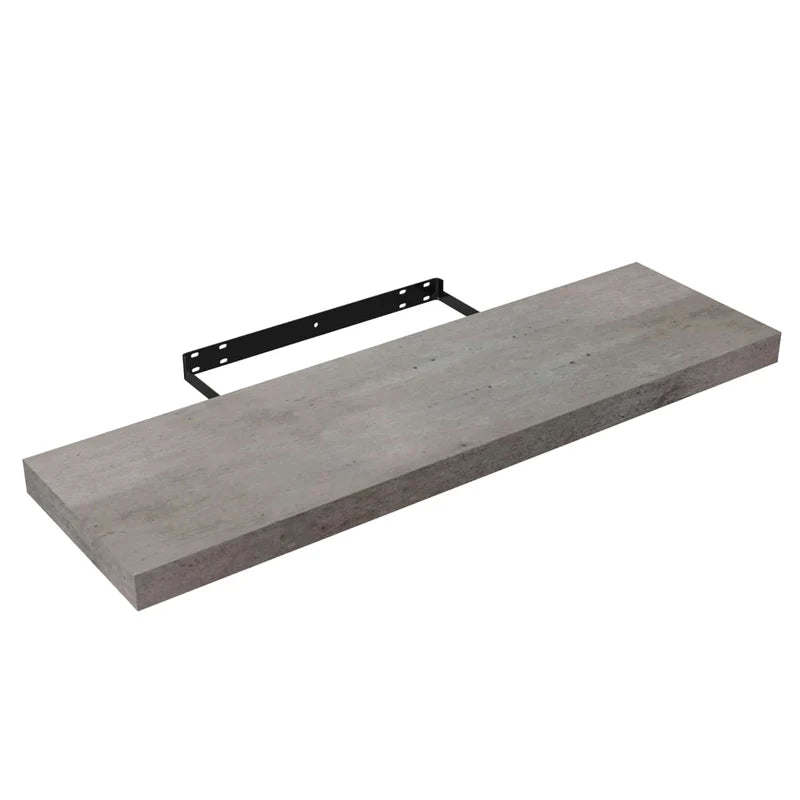 Repisas De Pared 80 Cm Largo X 23.5 Cm Ancho X 38 Mm Espesor (1 1/2") Color Concreto ADR-3276007203189