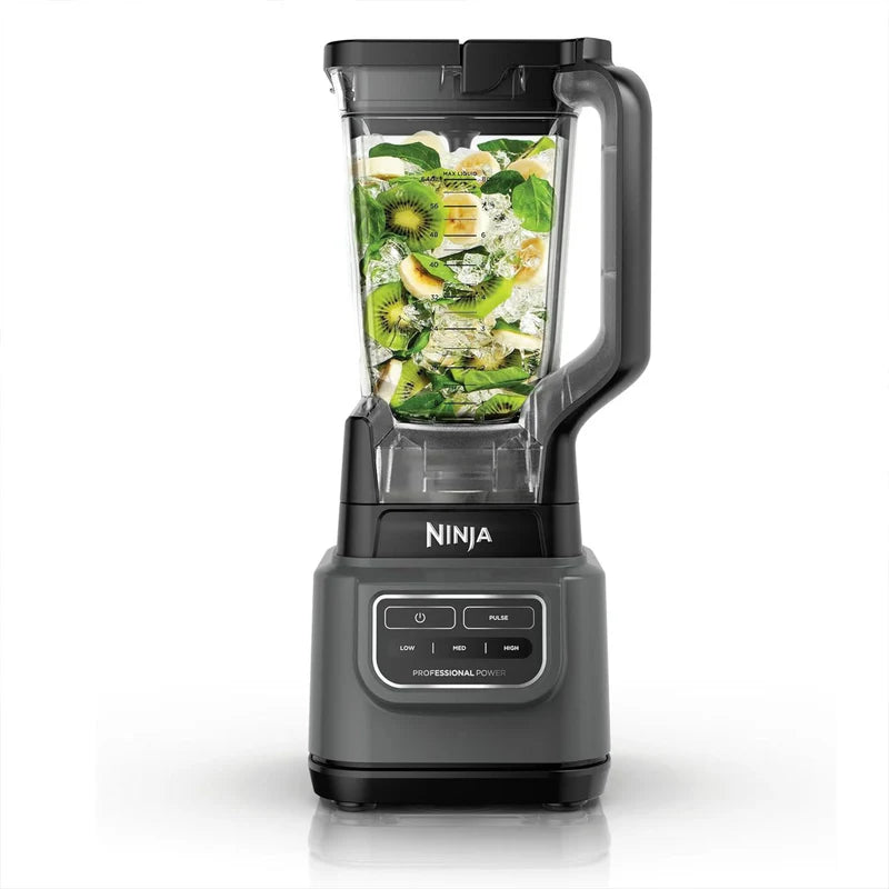 Licuadora Ninja Classic. Batidora BE200 De 1000 W. Baja, Media, Alta Velocidad, Jarra De 72 Onzas, Cuchillas De Trituración Total. NJS-01BE200