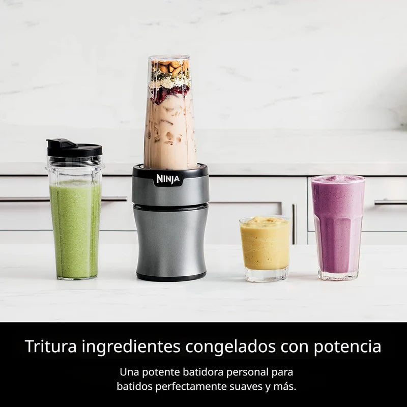 Licuadora Personal Ninja Nutri Blender BN300. Extractor De Nutrientes De 700 W Y Tecnología Pulse. NINJA