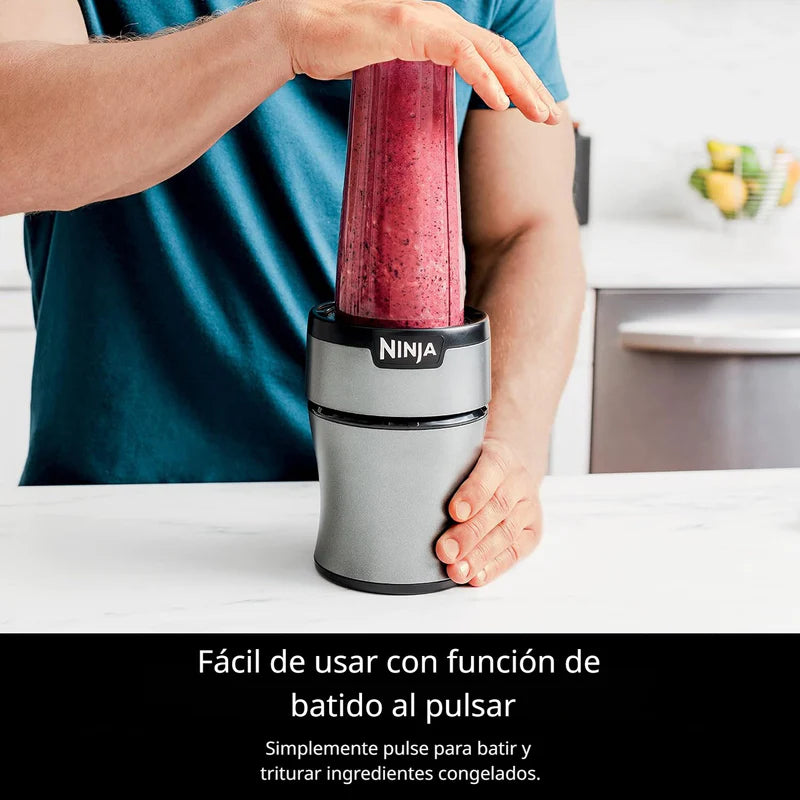 Licuadora Personal Ninja Nutri Blender BN300. Extractor De Nutrientes De 700 W Y Tecnología Pulse.