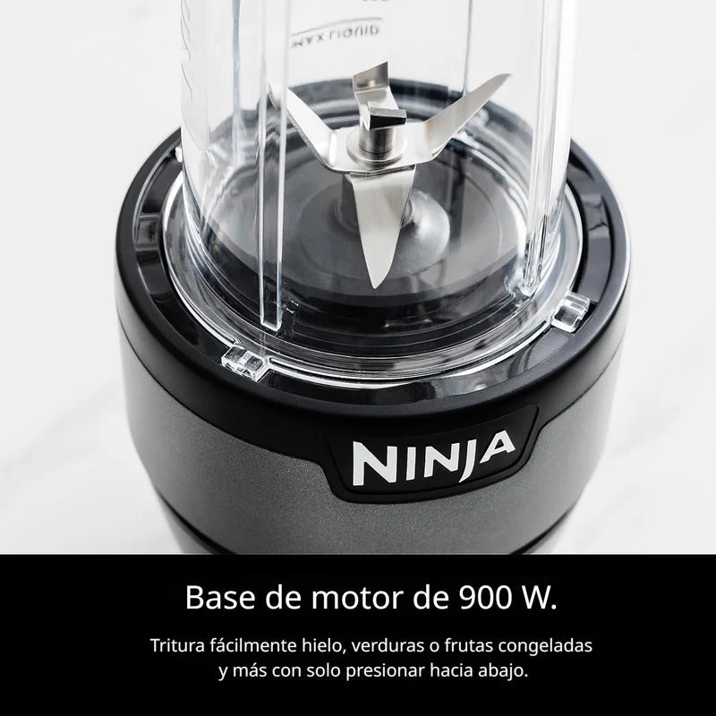 Licuadora Personal Ninja Nutri Blender BN300. Extractor De Nutrientes De 700 W Y Tecnología Pulse. NINJA