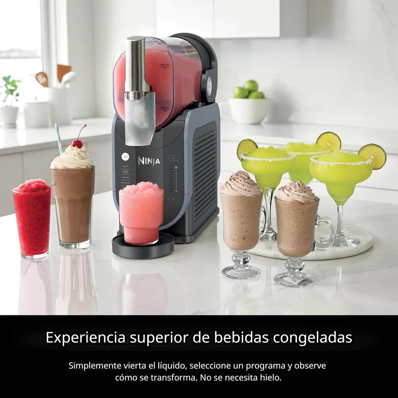 Máquina Profesional Ninja Slushi. Máquina De Bebidas Congeladas Y Granizados De 88 Onzas, 5 Programas Preestablecidos. Ninja FS301LAA NINJA