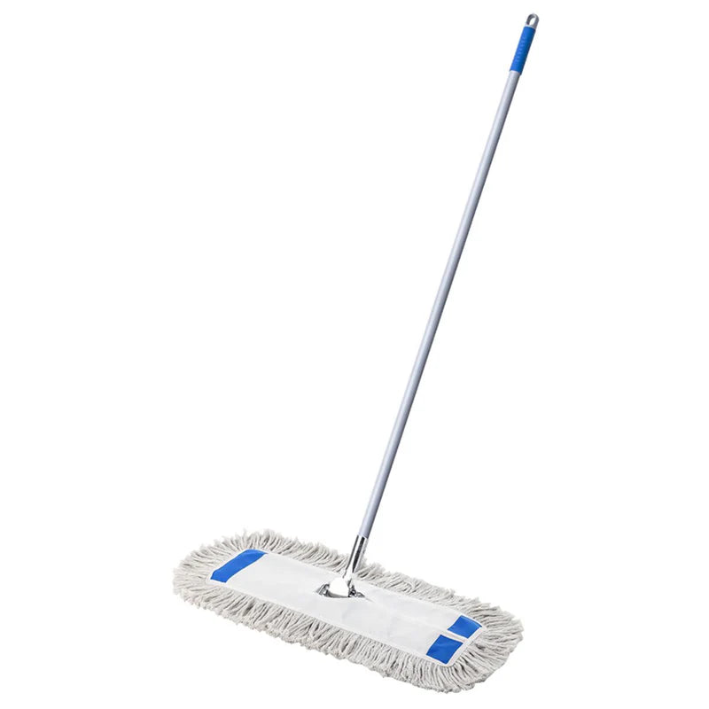 Lampazo Mopa Plana (60Cm). Trapeador Industrial Con Palo Metálico De 135Cm. GSA011 Kleaner