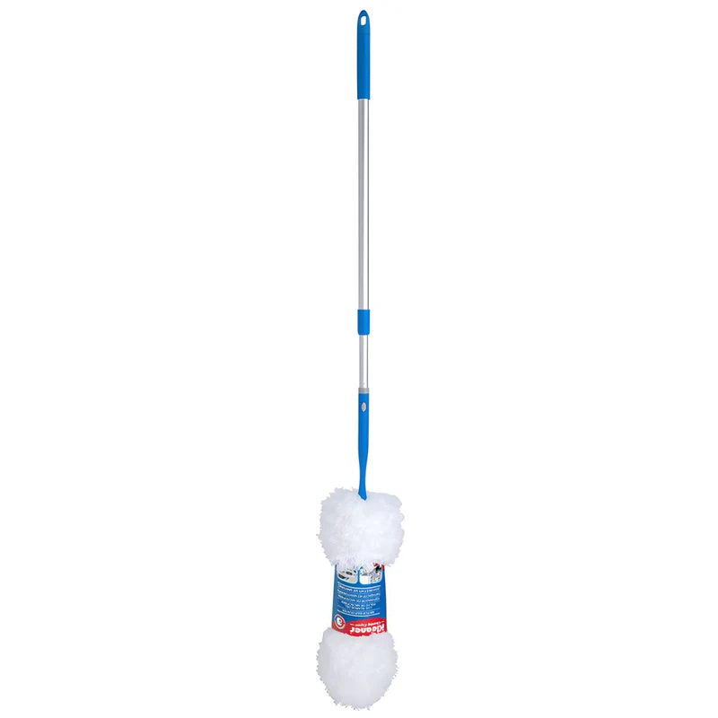 Plumero Con Mango Telescópico (35Cm). Cabezal Flexible Atrapa Polvo Para Superficies Altas. GSE002 Kleaner