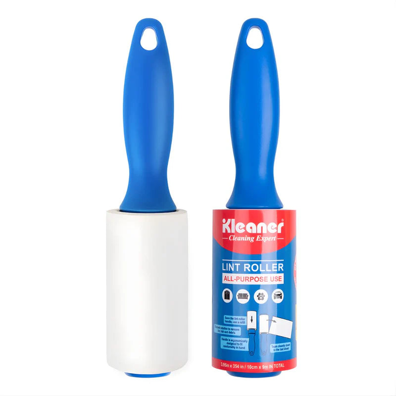 Rodillo Quitapelusas Adhesivo Reutilizable Para Ropa Y Superficies. 60 Hojas. Ancho 10Cm. Removedor De Pelusas. GSL008 Kleaner