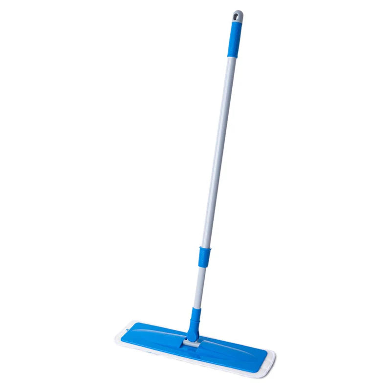 Lampazo Mopa Plana De Microfibra (38Cm) Con Mango Telescópico 70–120Cm. Trapeador Para Todo Tipo De Pisos. KA2208 Kleaner
