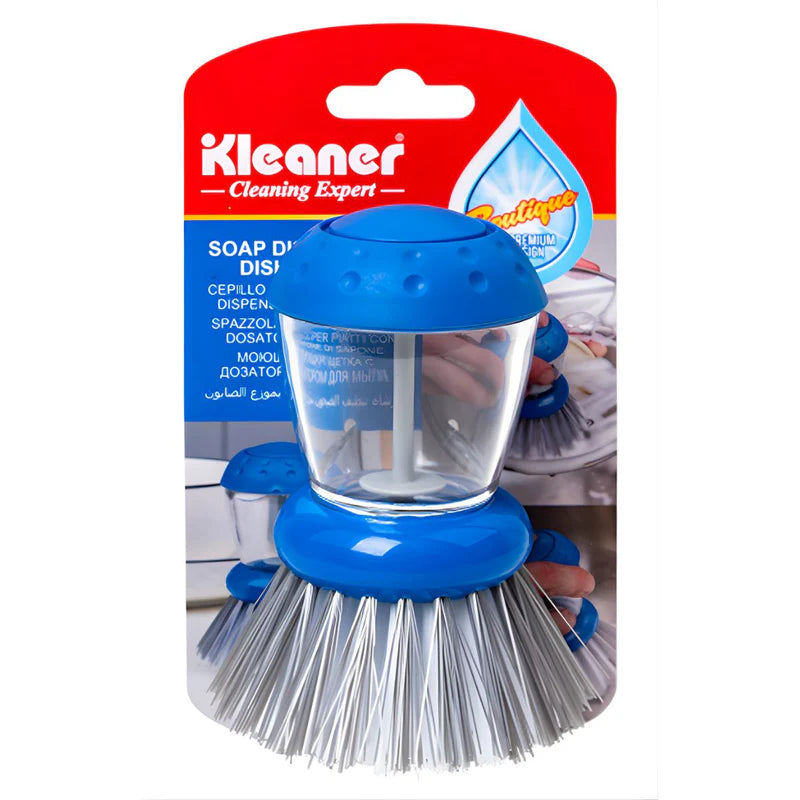 Cepillo Con Dispensador De Jabón Integrado Para Lavar Platos. Cepillo De Cocina Con Cerdas De 30Mm. KD2104 Kleaner