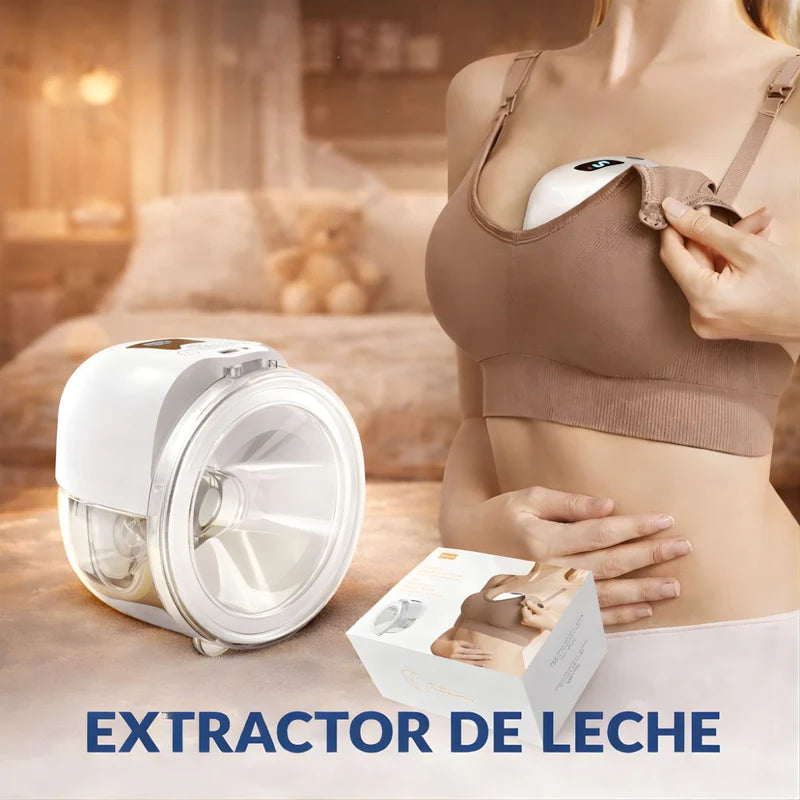 Extractor De Leche Eléctrico. Sacaleche Portátil 3 Modos. Bomba De Leche Manos Libres 40–300 Mmhg, Batería 1200 Mah USB Tipo C. LT573