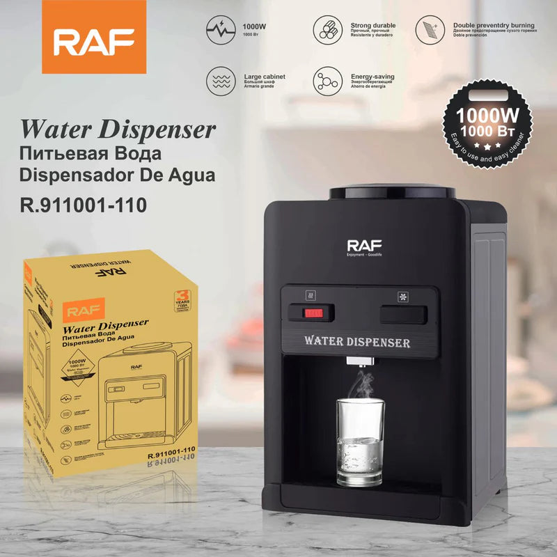 Dispensador De Agua Eléctrico Para Garrafon 1000W 110V. Agua Fría Y Caliente. Enfriador. R.911001-110 RAF