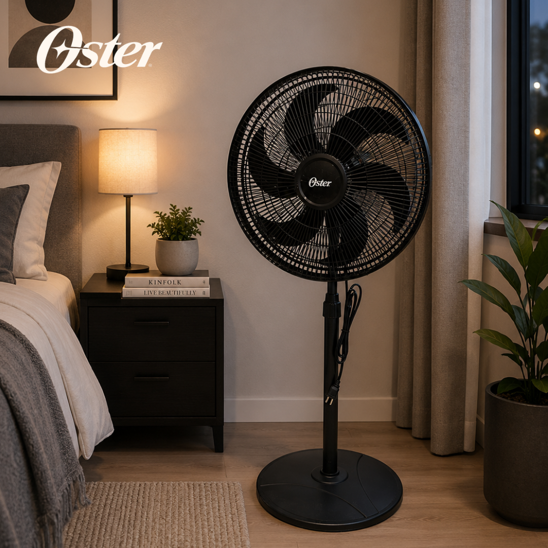 Ventilador Abanico de Pedestal 18" 75W Oster VELIST1631-6