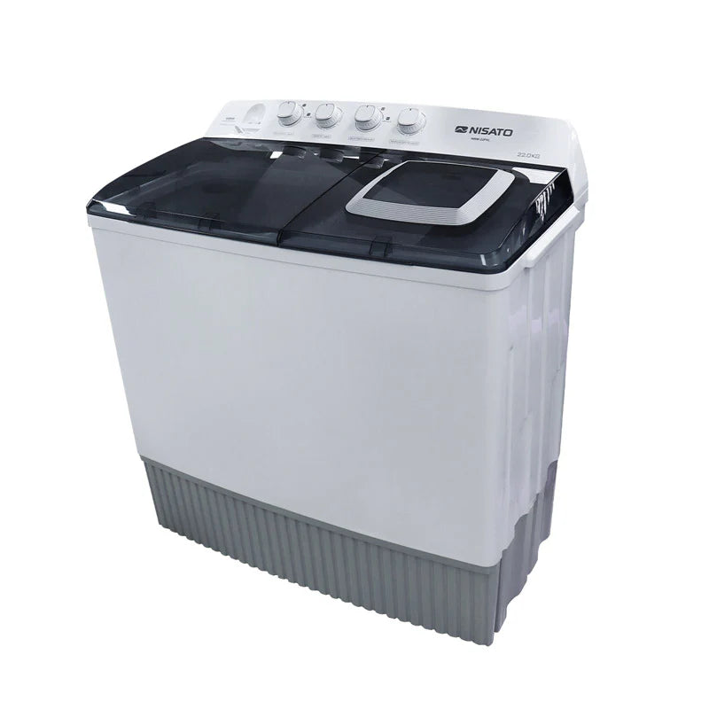 Lavadora Semi-Automática 22kg con Bomba Nisato NWM-22PXL