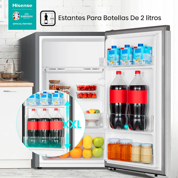 Refrigeradora Mini Bar 4.2p3 Puerta Reversible Hisense RR43D6ACX1 HISENSE
