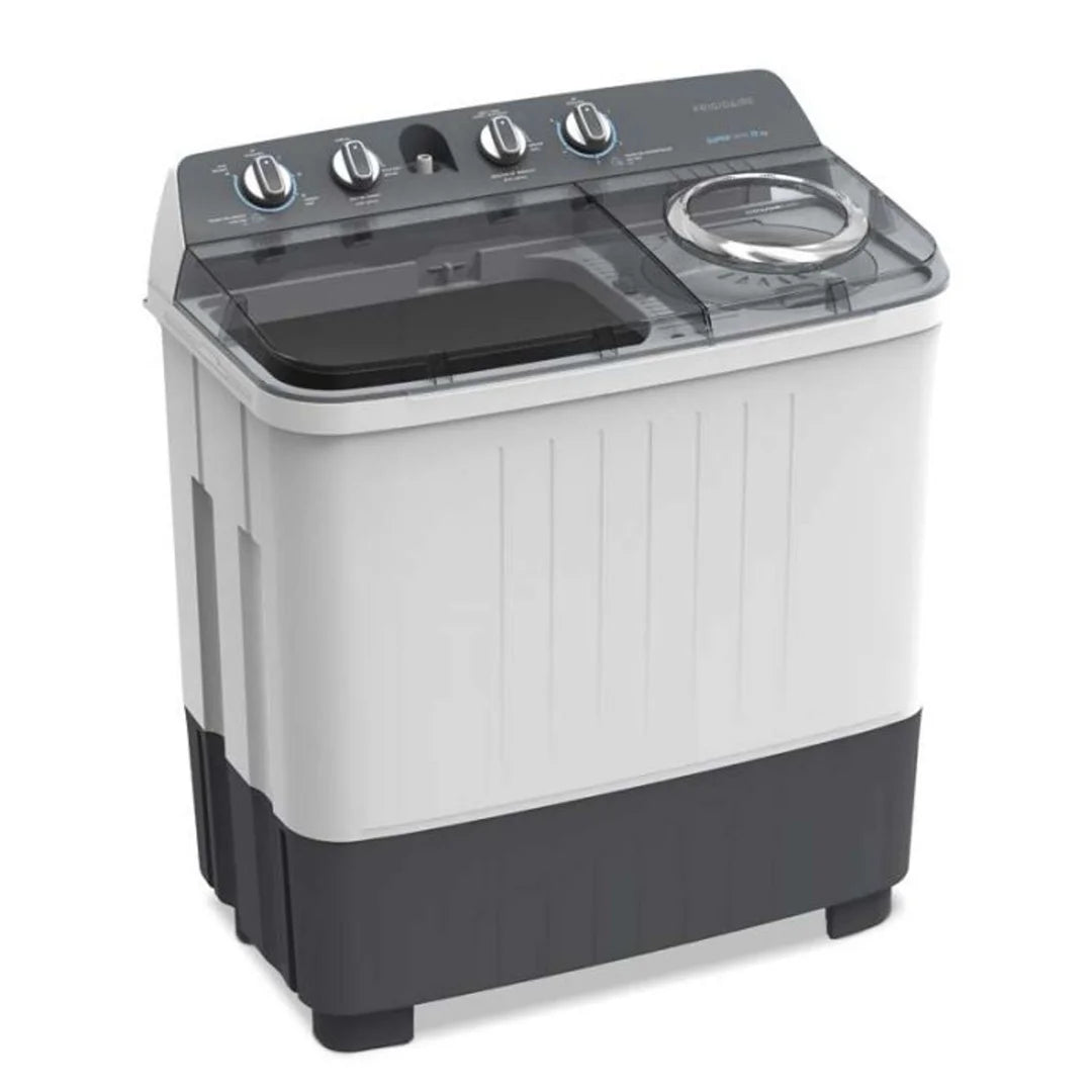 Lavadora Semiautomática Frigidaire 12 Kg Doble Tina con Bomba Blanca FWTM12M3BTW | Lavadora de Alta Capacidad