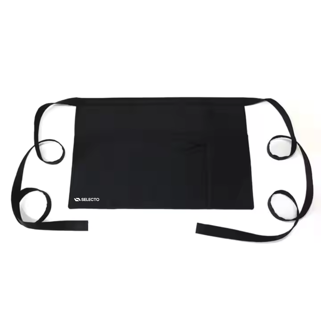 Delantal de Mesero de Polyester Negro 60x30cm HVB20031