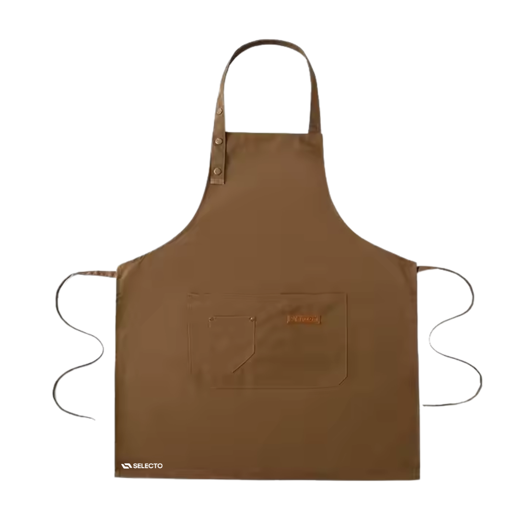 Delantal de Canvas Chocolate 74x67cm HVB20034 Selecto