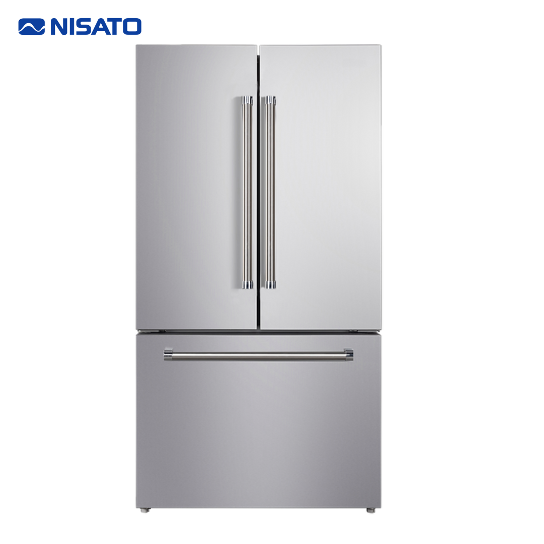 Refrigeradora French Door Silver Pro 20.3P3/576L Inverter No Frost Nisato NRF-977FDSK NISATO