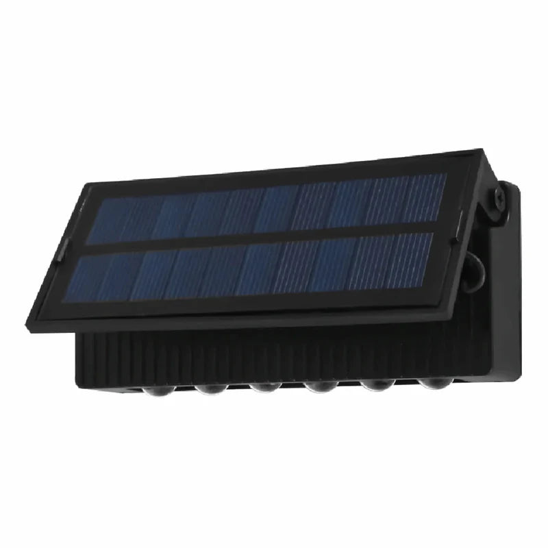 Lámpara De Pared Solar LED 6W 3000K 500Lm Batería 1500Mah .Carga Rápida. Luz Solar Para Exteriores. CL078-SOL-12-6W-30K-Z
