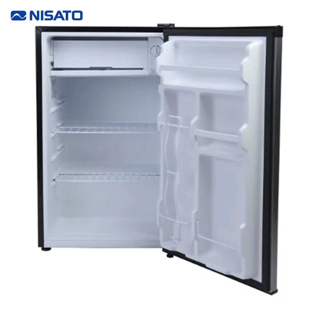 Refrigeradora Mini Bar Frost 3.18P3/90L Acero Inoxidable Nisato NRF-103FSSML