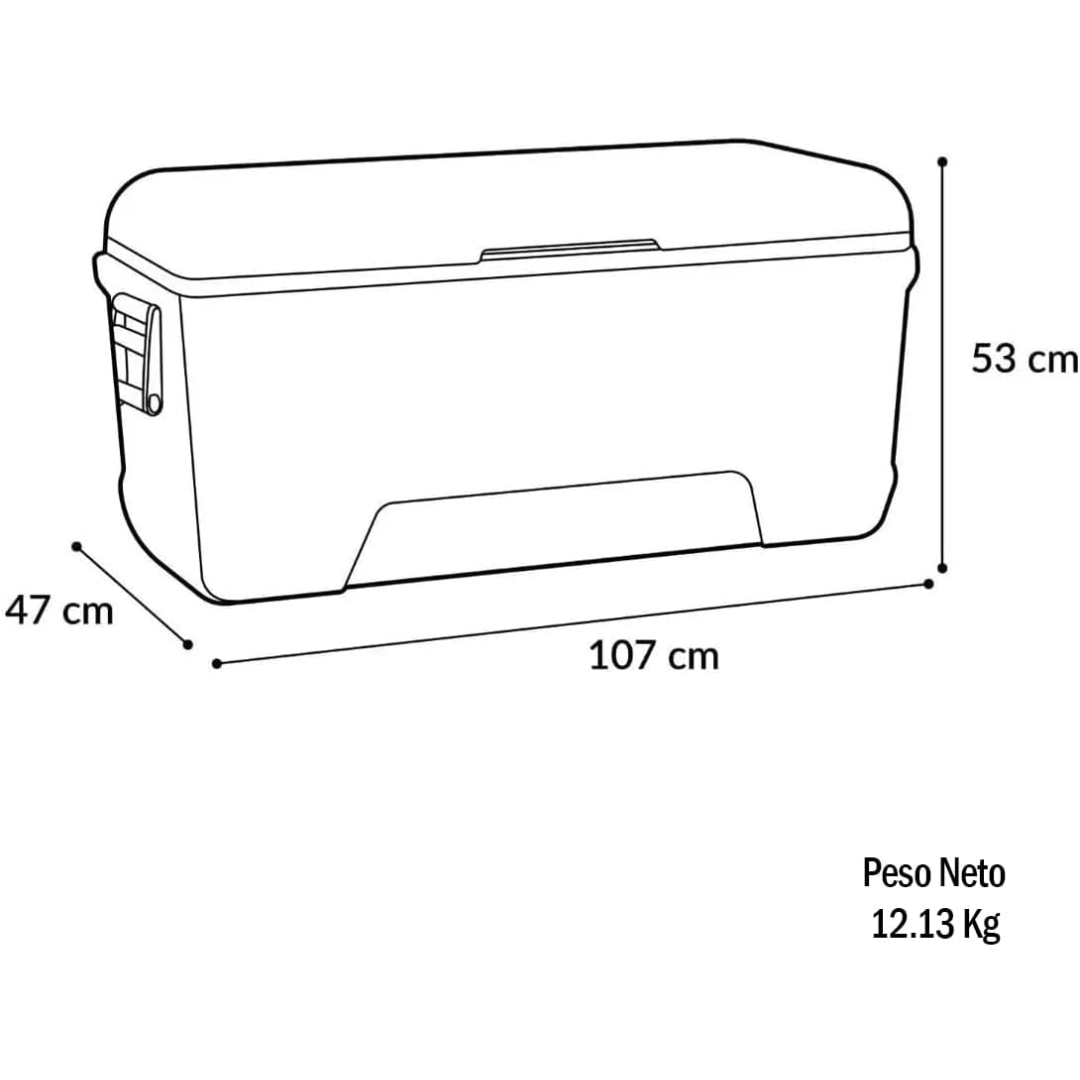 Hielera Igloo MaxCold 165QT Blanco Igloo 50048 IGLOO